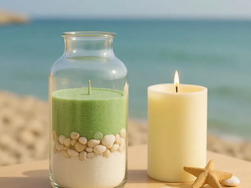 Arena fina verde pistacho - Transforma tu hogar con la magia del verde pistacho marino