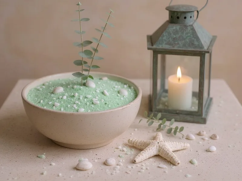 Arena gruesa verde pastel - Crea Magia Marina en Tus Manos con Arena Verde Pastel