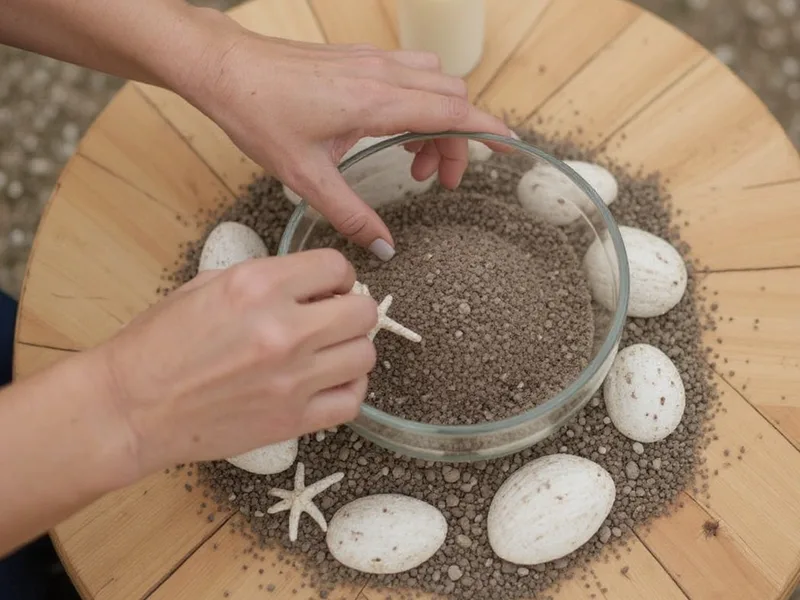 Arena gruesa marron chocolate - Dale vida a tus creaciones: inspiración marina con arena chocolate