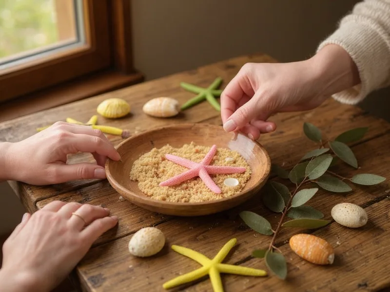 Estrella de mar albina colores 8-10 cm - Inspira tus creaciones: un toque de mar en cada detalle