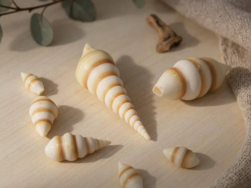 Caracolas marinas turritella terebra 1 kg - La esencia de las Turritella Terebra: Belleza natural y diseño atemporal