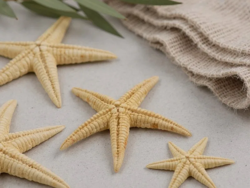 Estrella de mar filipina natural 2,5 - 4,5 cm - La Autenticidad del Mar en Tus Manos: Estrellas Filipinas para un Diseño Atemporal
