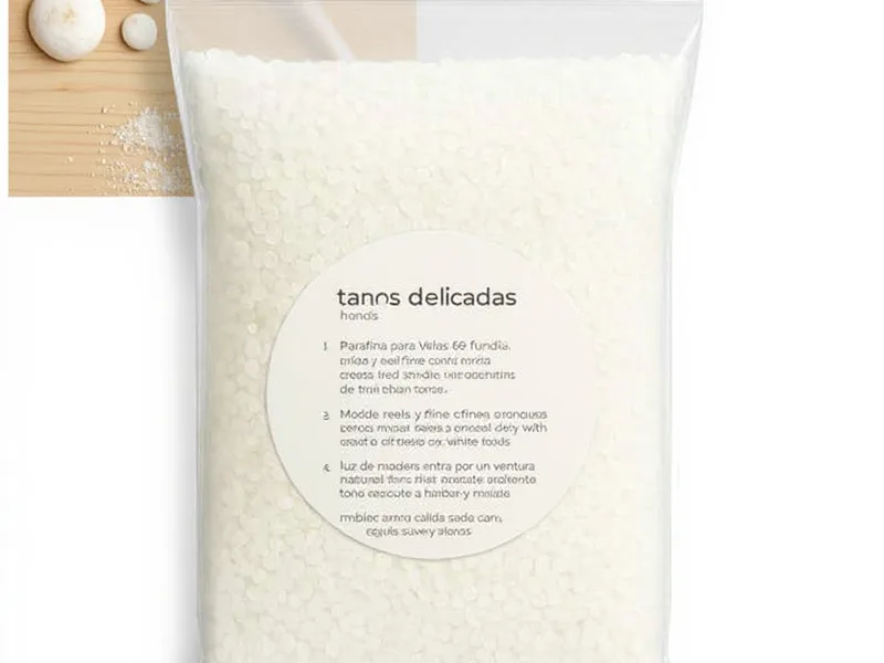 Parafina para velas 65 - Crea Velas Marinas con un Toque Profesional y Duradero