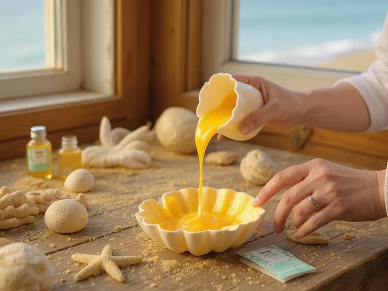 Cera de abejas amarilla en perlas para velas - Transforma tu hogar en un oasis marino con velas DIY