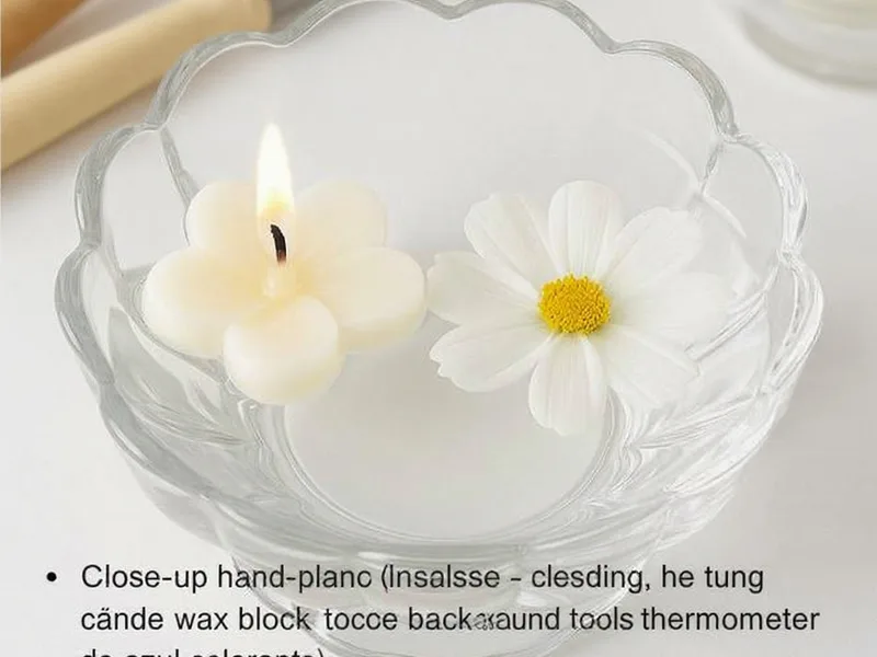 Cera velas flotantes - El Secreto de la Flotación Perfecta: Cera para Velas Esencia Marina