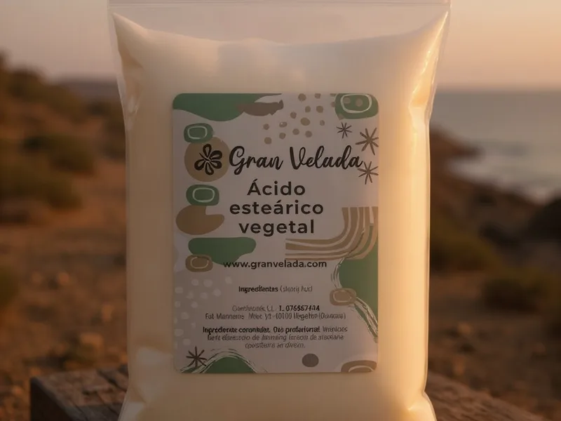 Acido estearico vegetal - Crea tus Tesoros Marinos: Velas, Jabones y Cosmética DIY