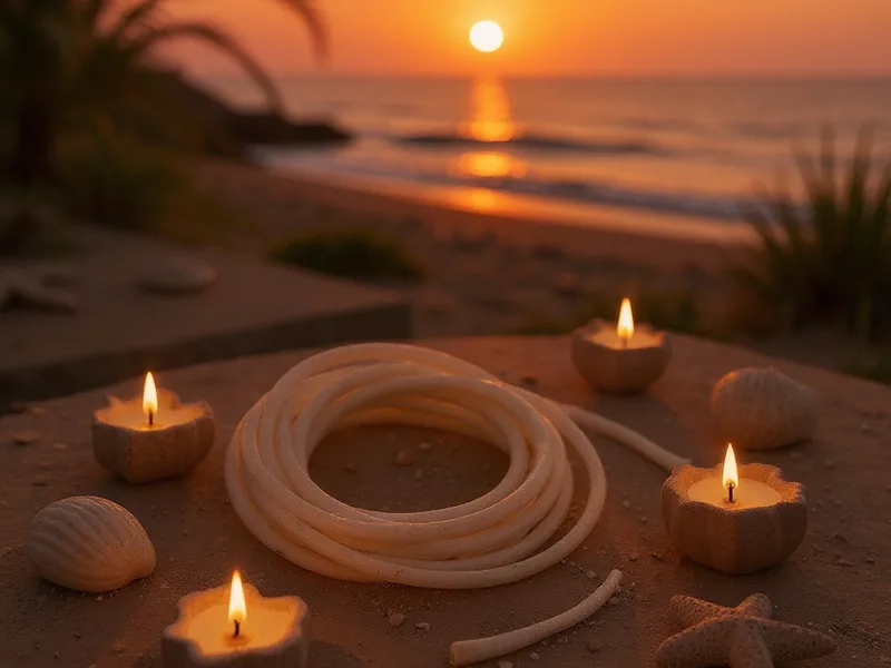 Mecha velas encerada 2-3 cm - Enciende la Chispa: Tus Velas Marinas DIY más Encantadoras
