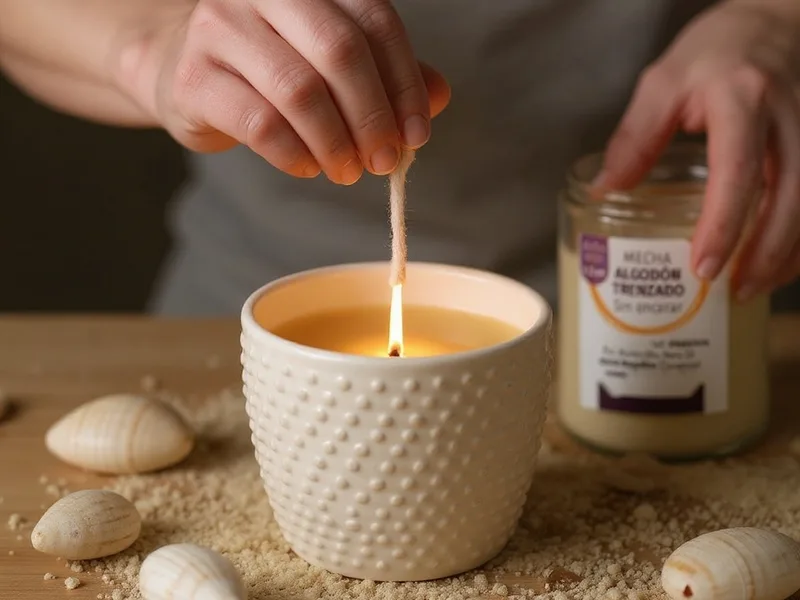 Mecha velas algodon sin encerar 1-2 cm - Sumérgete en la Creación: Tus Velas Artesanales Marinas Empiezan Aquí