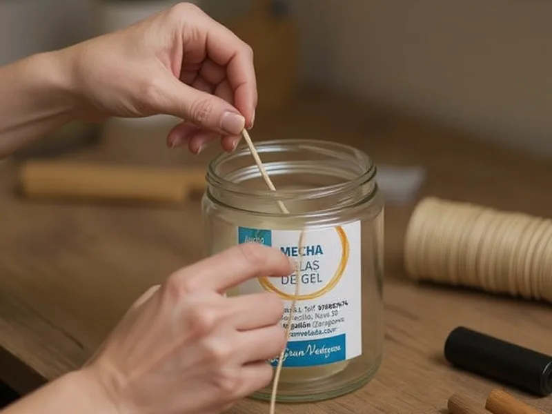 Mecha para velas de gel 4-5,5 cm - Domina la Creación: Tu Guía Experta para la Mecha de Gel Perfecta