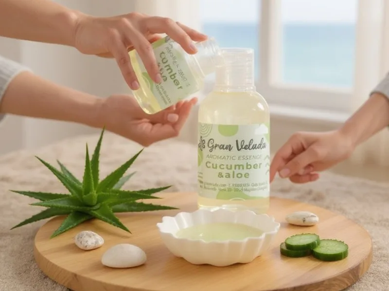 Esencia aromatica de pepino y aloe - Sumérgete en la Frescura: Crea Proyectos DIY con Esencia Marina