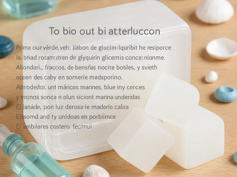 Jabón base transparente 1kg - Despierta tu Artesano Interior: Crea Jabones Únicos con Esencia Marina