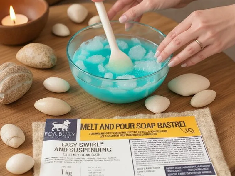 Jabon base remolino transparente 1 kg - Despierta tu Creatividad: Jabones Swirl con Magia Marina