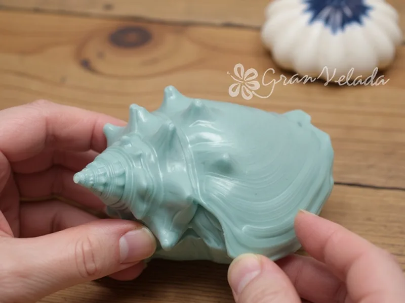 Molde concha marina molusco - Maestría en cada detalle: Nuestro molde de concha, tu aliado creativo