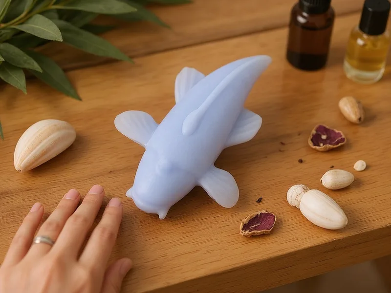 Molde 2 peces koi - Crea la Magia Marina: Diseña tus Propios Jabones Koi Artesanales