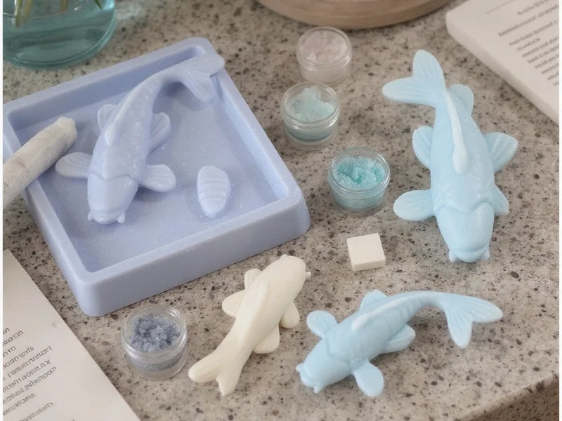 Molde 2 peces koi - Tu Taller Creativo: Desbloquea la Versatilidad del Molde Koi Premium