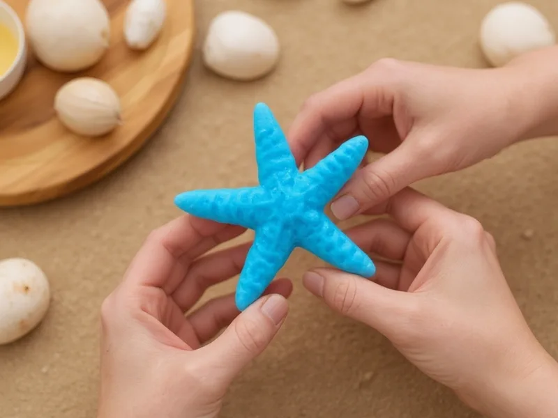 Molde mini estrella de mar asteroidea - Crea tu propio paraíso marino: Jabones y decoraciones con un toque de océano