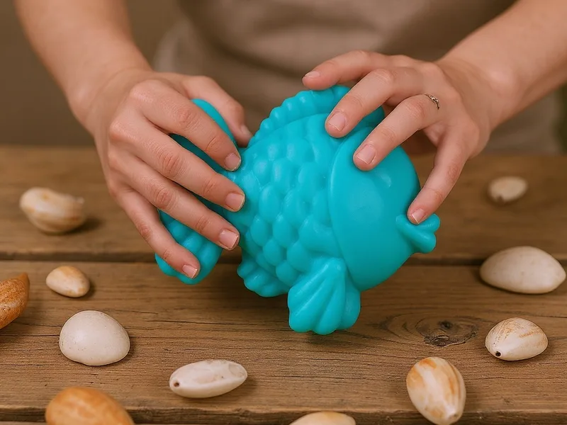 Molde 4 peces infantiles - Sumérgete en la Creatividad Marina: Tus Proyectos DIY con Peces