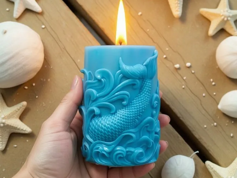 Molde cirio marino - Sumérgete en la creatividad: Velas con alma marina