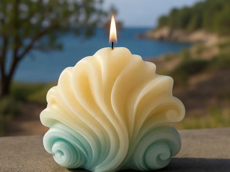 Molde vela concha del mar mediana - Dominando el arte: secretos de tu molde y materiales