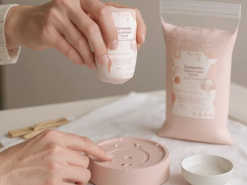 Cemento para figuras rosa vintage - El secreto de un acabado profesional: Domina tu cemento rosa vintage
