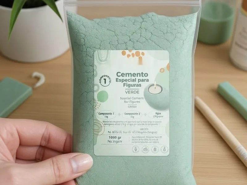 Cemento para figuras verde - El secreto de tus piezas: Cemento verde premium para resultados profesionales
