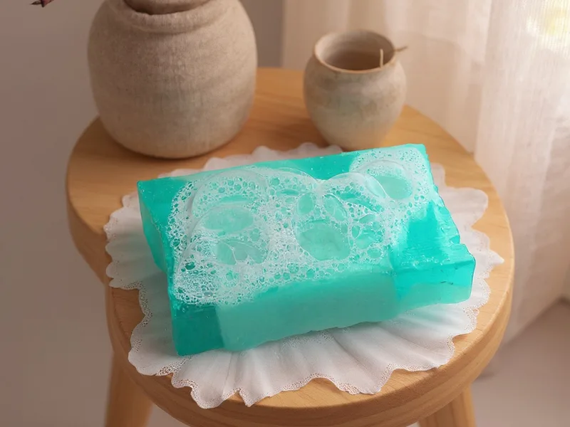 Vela de gel artesanal en concha de vieira iris scallop para decoración marina