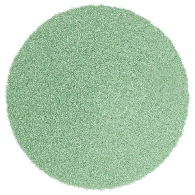 Arena fina verde pastel