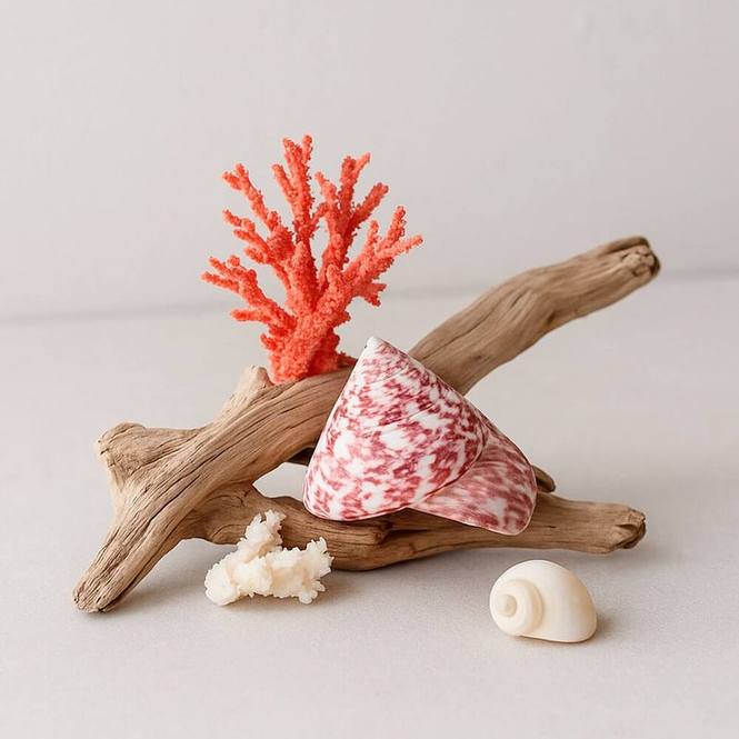 Caracolas troca strawberry rojo 3,5-5 CM