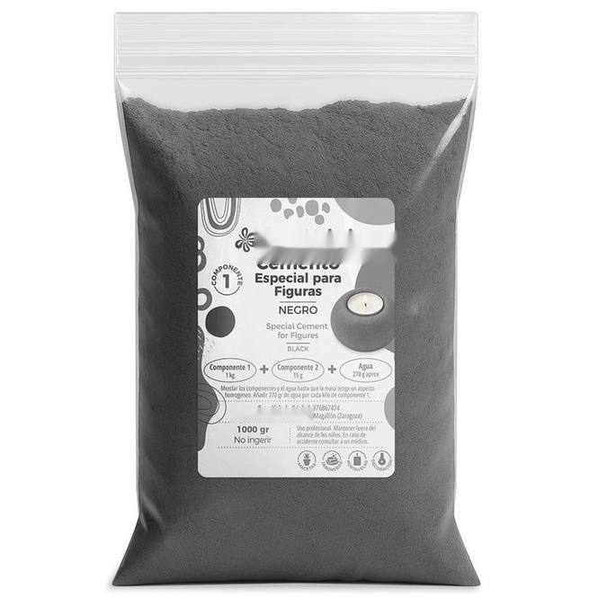 Cemento para figuras negro
