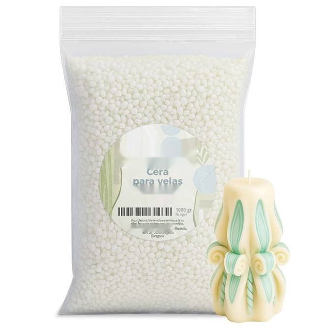Cera para velas talladas