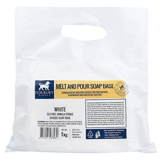 Jabon base blanco que no oxida