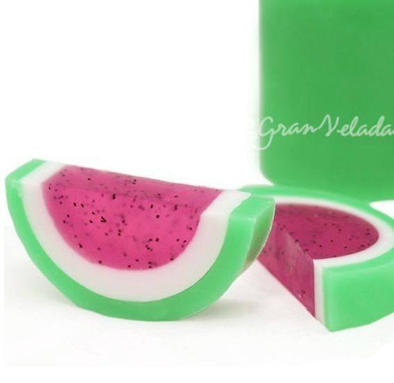 Jabon base de glicerina en suspension