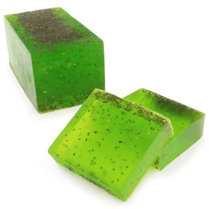 Jabon base de glicerina en suspension