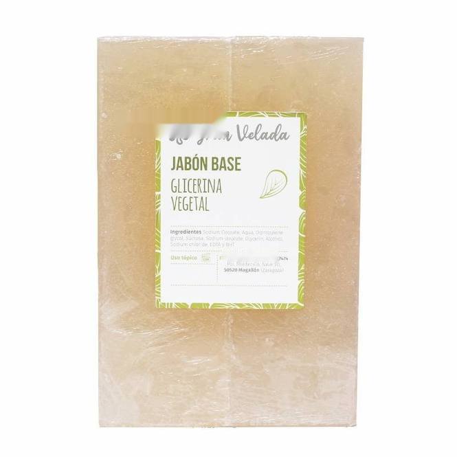 Jabon base de glicerina vegetal barra de 1,8 kg