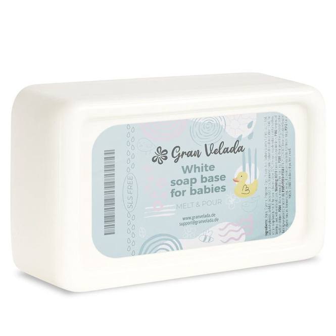 Jabon base para bebes blanco