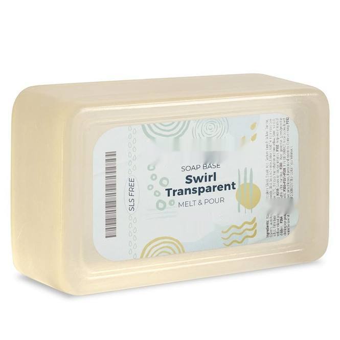 Jabon base remolino transparente 1 kg