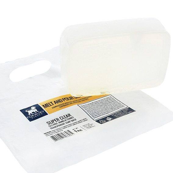 Jabon base transparente que no oxida