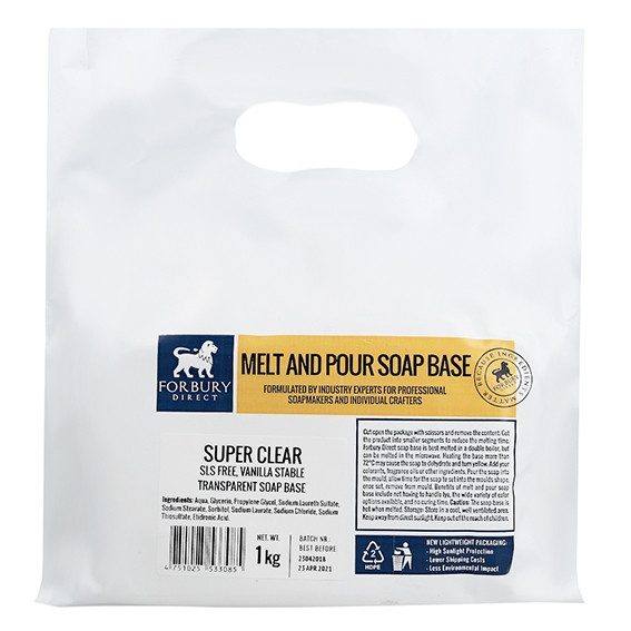 Jabon base transparente que no oxida