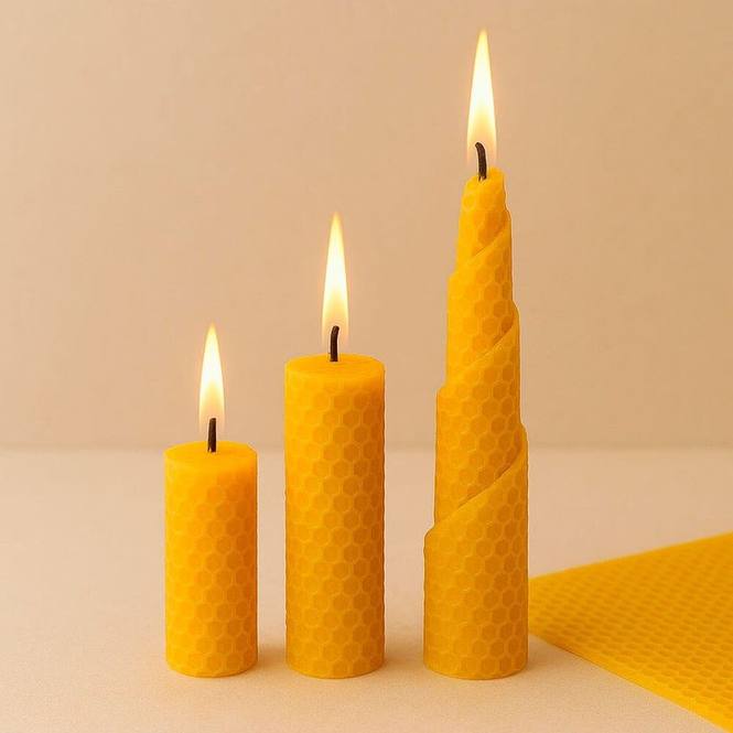 Laminas de cera de abeja virgen