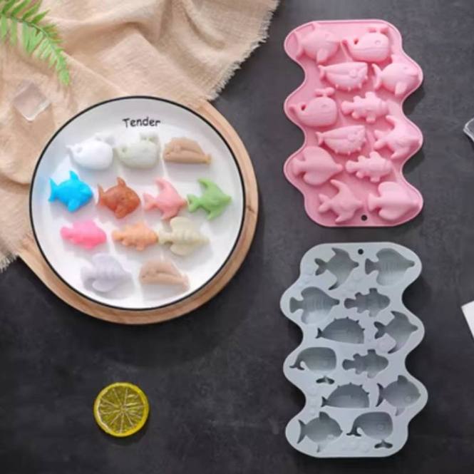 Molde 12 seres del mar