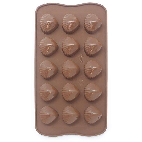 Molde 15 conchas marinas cardium