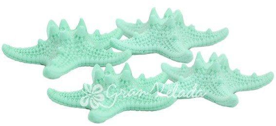 Molde 4 estrellitas de mar