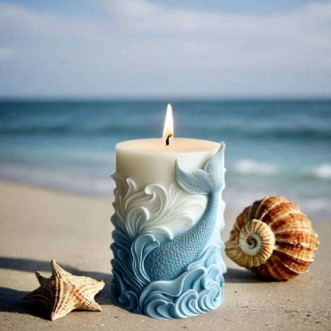 Molde cirio marino