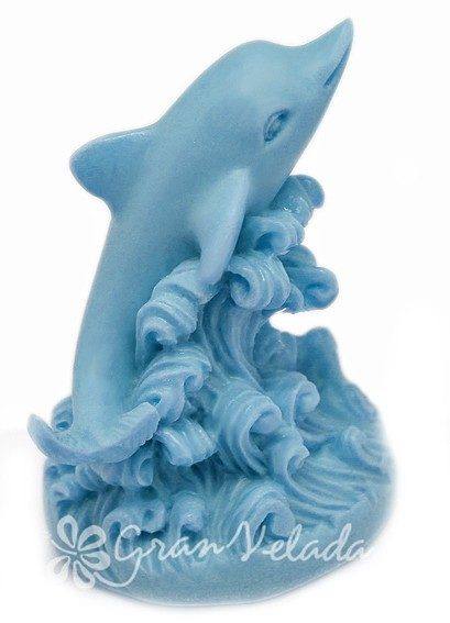 Molde jabon delfin 3D