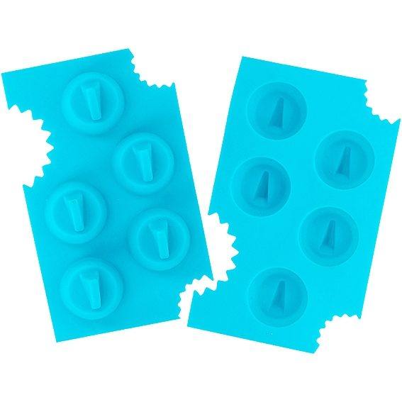 Molde para hielo aletas de tiburon flotantes