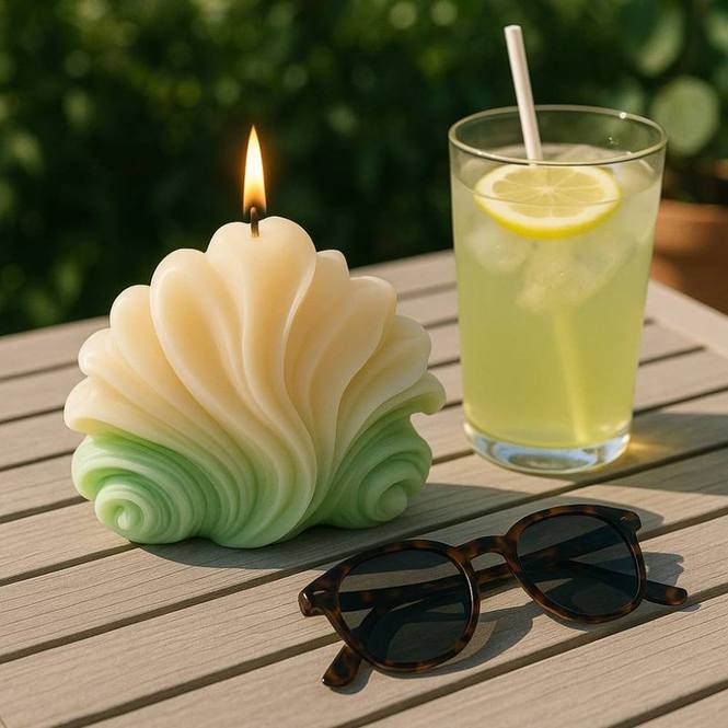 Molde vela concha del mar mediana