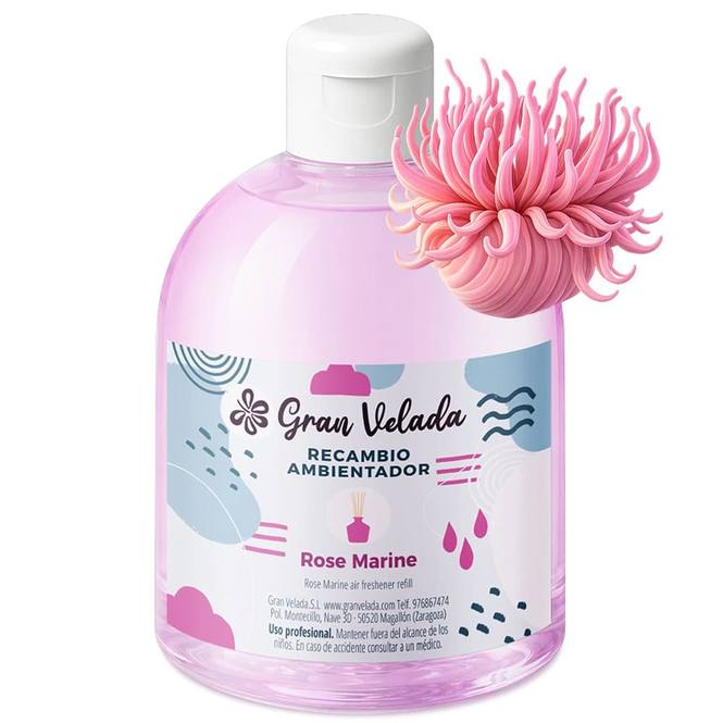 Recambio ambientador mikado rose marine